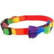 thumbnail image 5 of BRIGHTFUFU Collar de perros Pequeño Rainbow Pet Collar Ajustable Pet Collar Pet Fabric Decoración, 5 of 8