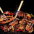 thumbnail image 4 of 80pcs Marshmallow Roasting Sticks,32 Inch Extendable Roasting Sticks,Campfire Smores Skewers Sticks for Fire Pit,Telescoping Forks of BBQ Camping Campfire Accessories, 4 of 6