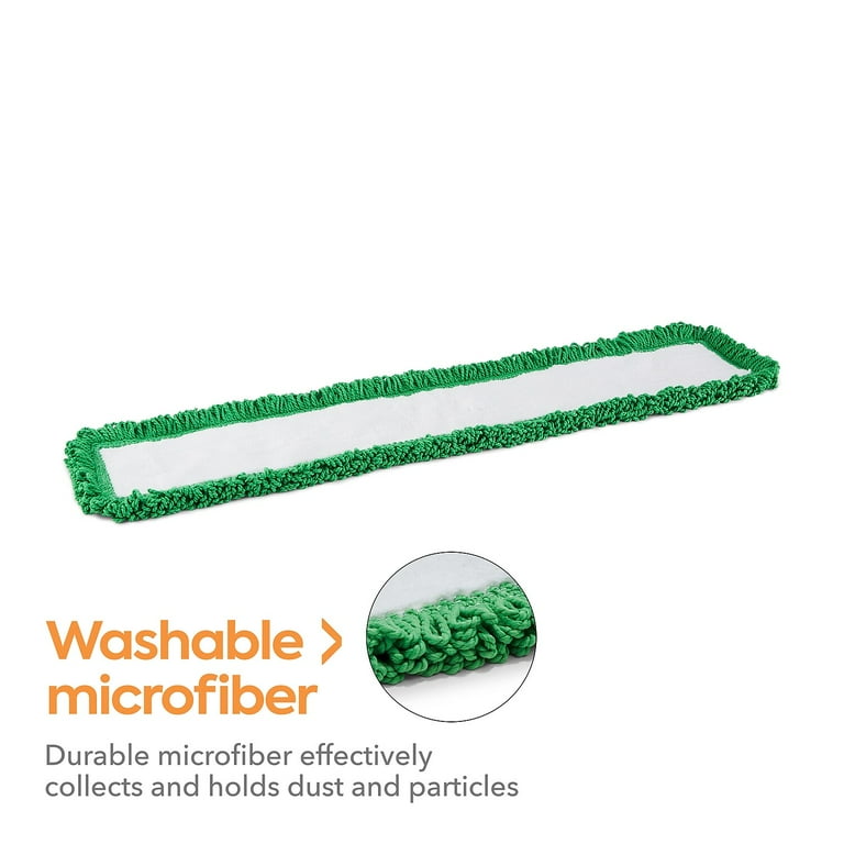 Dust Mop Heads, 36 in., Looped End, Microfiber Dust Mop Heads, 36 in., Looped End, Microfiber