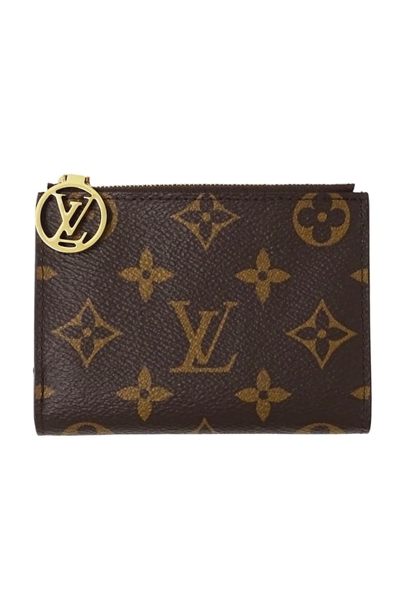 Pre-Owned Louis Vuitton LOUIS VUITTON Women's Monogram Bi-fold Wallet Portefeuille Lisa Blue...