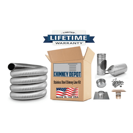 

Flex-All tm 6 x 20 Single Ply S/S Liner Kit