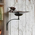 thumbnail image 5 of Achla BB-02AB-WM Antiqued Birdbath with Birds Wall Mount Bracket, Copper & Black, 5 of 5