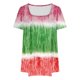 thumbnail image 5 of Blusas de Manga Corta para las Mujeres, Blusa de Camiseta Suelta Casual Hecha de Tela Cómoda para Todo el Uso Diario de Temporada, Blusas para las Mujeres Casual, 5 of 5