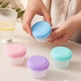 thumbnail image 2 of Shoreew 6Pcs Sauce Cup 60ml Leakproof Salad Dressing Container Reusable Condiment Dispenser for Picnics Traveling Kitchen Supplies, 2 of 6