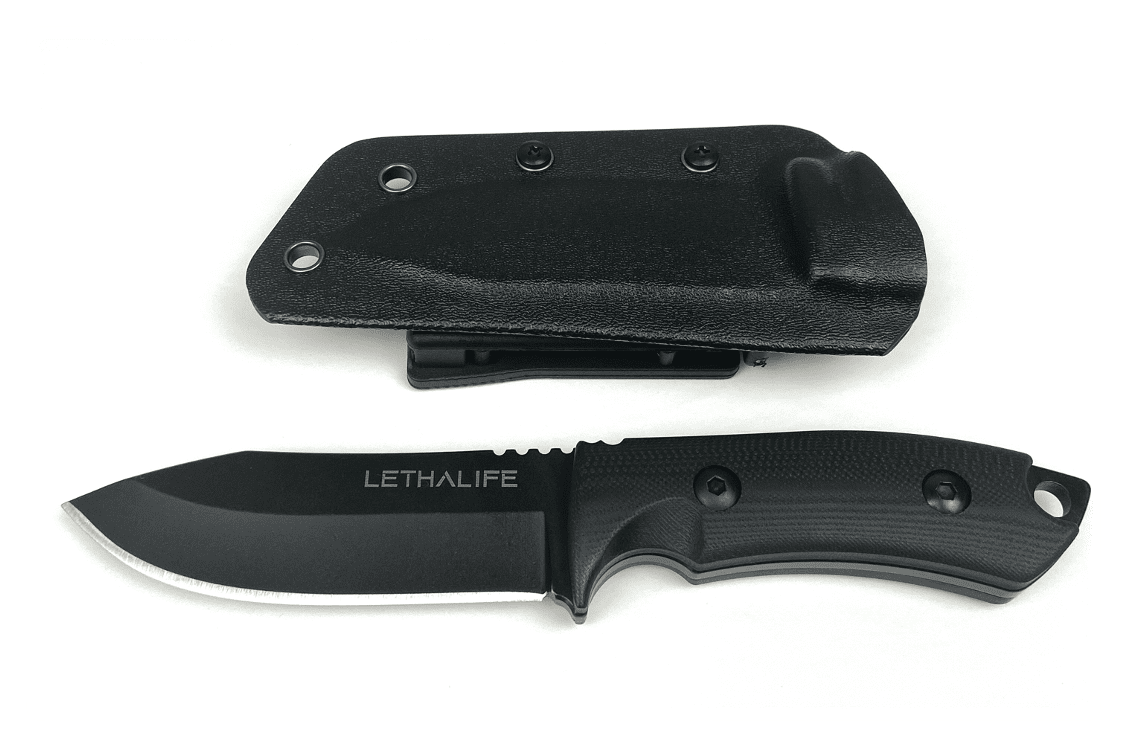 LETHALIFE Tactical Full Tang Hunting Knife, Fixed Blade - Walmart.com