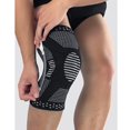 thumbnail image 1 of Rodillera, rodillera de compresión para hombres y mujeres, correr, senderismo, artritis, ACL, lagrimeo menisco, deportes - Negro XL XL negro Macarena manga de la rodilla, 1 of 8