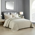 thumbnail image 2 of MarCielo 3-Piece Elegantly Embroidered 100% Cotton Oversized Quilt Bedspread Set TM, 2 of 4