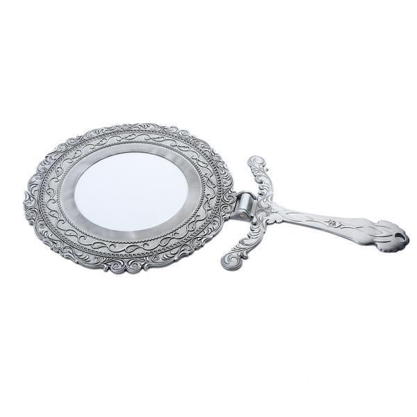 Espejos de maquillaje Salvador Antiguos Ajustables Retro Plegable Plateado