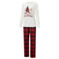 thumbnail image 3 of RUINIXCW Family Christmas Pajamas Matching Sets Xmas PJS Holiday Jammies for Family Tree Long Sleeve Tops and Plaid Pants Family Christmas Outfits Sleepwear, 3 of 10