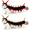 2pcs-AA3, variant on Cat Caterpillar Centipede Costume Funny Halloween Pet Outfit,Plush Adjustable 4 Point Design,50 Inch Long Costume for Small Medium Large Cats