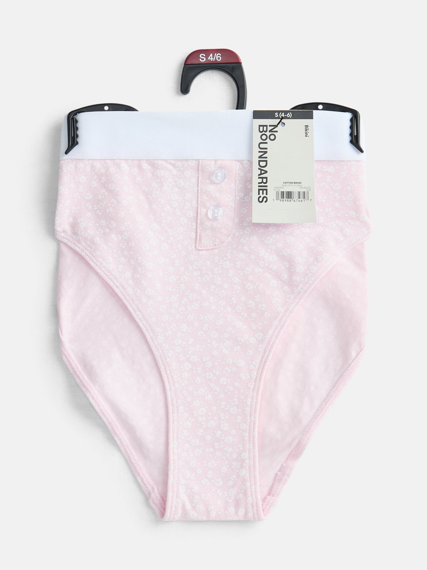 No Boundaries Cotton Stretch Jersey Bikini Panty, Women's XS-XXXL