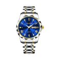 thumbnail image 2 of Resicozy Vintage Watch for Men Elegant Fashion Casual Wrist Watch Stainless Steel Quartz Day Date Watches, 2 of 3