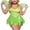 Green, variant on Fortune Women Halloween Fairy Cosplay Costume, Green Slip Dress with Butterfly Wings
