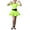 Green, variant on Girls Gymnastics Leotards Latin Ballet Party Dance Wear Ballroom Dance Three Piece Dress with Belt Teen Girl Clothes Black 8-9 Years
