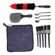 thumbnail image 5 of Kit de herramientas de limpieza de neumáticos para coche, cepillos detallados de coches, toalla de lavado para Interior, Exterior, salpicadero, asiento y ventana, 11 Uds., 5 of 12