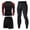 A-Red350, variant on JAJAHO Mens Workout 3 Piece Outfits Tummy Control Long Sleeve Shirt And Pants Athletic Running Suit With Pockets For Basketball Training Soft Outfit