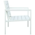 thumbnail image 4 of vidaXL Outdoor Patio Bench Garden Chair Bench with Armrests HDPE Wood Look, 4 of 16