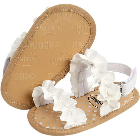 

Baby Girl Sandals Summer Crib Shoes Bowknot Soft Sole Infant Girls Princess Dress Flats First Walker Shoes