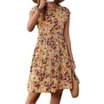 thumbnail image 3 of Womens Summer Dresses Yellow XXL, 3 of 9