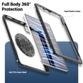 thumbnail image 3 of ELEHOLD Case for Apple iPad Pro 11 2022/2021/2020/2018/air4 10.9/air5,Soft TPU Rugged Durable Case with 360° Rotating Hand Strap & Foldable Hidden Stand & Pencil Holder,Clear, 3 of 10
