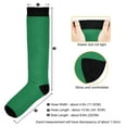 thumbnail image 3 of joogoo Teal Green Socks Women Men Knee High Sock, 3 of 8