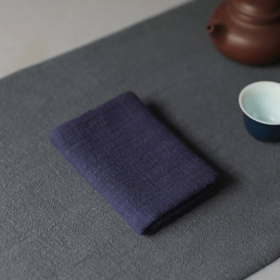 MUSEYA 2Pack Dish Towels Blue Cotton Cleaning Cloths for Kitchen Users