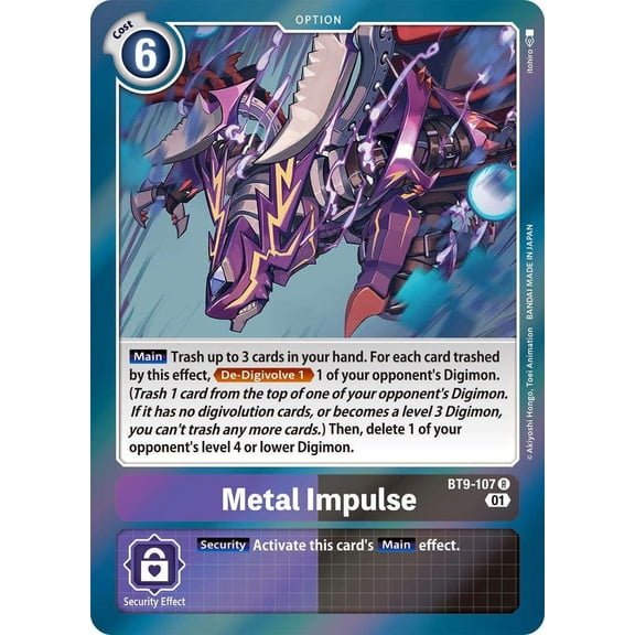 Digimon X-Record Rare Metal Impulse BT9-107