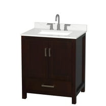 Wyndham Collection Wcs141430s-Qtz-Us3mxx Sheffield 30" Free Standing Single Basin Vanity