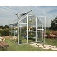 thumbnail image 4 of Palram - Canopia Hybrid - 6' x 6' - Silver - Polycarbonate Walk-In Greenhouse, 4 of 6