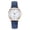 Blue, variant on Women's Watches, Classic Quartz Watch with Luminouse Easy Read Dial, Leather Watch Band, Vintage Small Face Round Watches for Women, Birthday Gift for Ladies
