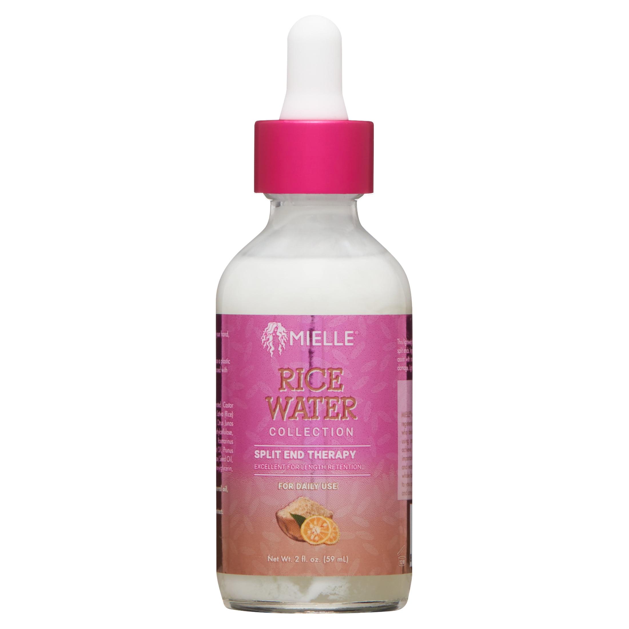 Mielle Rice Water Split End Therapy Length Retention Drops, 2Oz