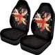 thumbnail image 2 of Funda para asiento de coche, tela elástica, transpirable y fina, 2 piezas, con respaldo alto, para asiento de coche, 2 of 9
