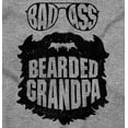 thumbnail image 2 of Baddie Bearded Grandpa Cool Funny Men's Crewneck Sweatshirt Brisco Brands X, 2 of 6