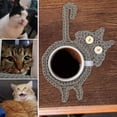 Cat butt crochet drink coaster funny cat gifts for cat lover gifts 1