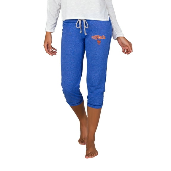 Women's Concepts Sport  Royal New York Mets Quest Knit Capri Pants