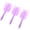 Purple, variant on 3 Pcs 2BA Integrated Transparent Dart Shaft and Flights Combo, Standard Shape Anti Break Tear Resistant Durable Dart Wing Leaf (Black, 0.7 oz / 20 g)