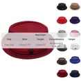 thumbnail image 2 of Men Breathable Soft Cool Mesh Pork Pie Hat, Summer Sun Protection Short Brim Crushable Fedora Hat Lightweight Outdoor Beach Travel Fashion formal Trilby Cap Wine, 2 of 5