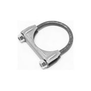 Muffler To Muffler Assembly Exhaust Clamp - Compatible with 1999 - 2009 Saab 9-5 2.3L 4-Cylinder 2000 2001 2002 2003 2004 2005 2006 2007 2008