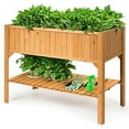 thumbnail image 5 of Resenkos Raised Planter Boxes, Large Space Elevated Flower Beds, Wooden Elevated Planter Box Shelf Suitable for Garden Use, 5 of 8
