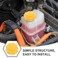 thumbnail image 4 of Miangastore Bouchon de Réservoir de Liquide de Refroidissement pour Voiture Bouchon de Réservoir de Liquide de Refroidissement Bouchon de Radiateur Bouchon de Réservoir de Moteur de Voiture Couvercle de Réservoir de Moteur, 4 of 8
