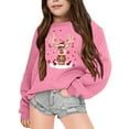thumbnail image 2 of JLMSPLWG Christmas Sweatshirt Funny Plus Size Christmas Clothes Christmas Teacher Shirt Girls Tshirts 8-10 Years Old Girls Size 10 Tops Teen Clothes, Pink 12-18 Months, 2 of 4