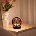 thumbnail image 2 of El rango peso es aproximadamente 700-920 g Lámpara sal Lámpara sal USB Fabricante fuente lámpara sal del Himalaya nocturna LED ahorro Lámpara atmósfera Lámpara sal (YG2) Laurel LED color colorido, 2 of 9