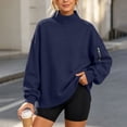 thumbnail image 4 of Kezqiaxn Womens Crewneck Sweatshirt Fashion Long Sleeve Fall Casual Pullover Tops with Pockets Sweatshirts for Women, 4 of 7
