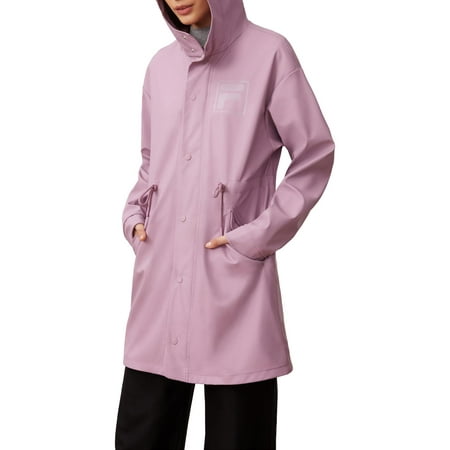 Fila Womens Chuya Hooded Mid-Length Raincoat