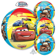 16 inch CARS ORBZ • Long Lasting Orbz Spherical Balloon • Party Supplies Decorations