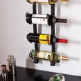 thumbnail image 2 of SEI Furniture Ancona Wall Mount Wine Rack in Wrought Iron, 2 of 7