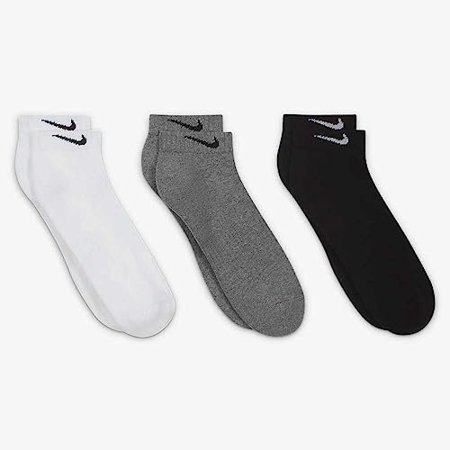 ナイキ（NIKE）（メンズ、レディース）エブリデイ クッション ローソックス 3足組 SX7670-964