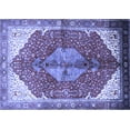 thumbnail image 1 of Ahgly Company Indoor Rectangle Medallion Blue Traditional Area Rugs, 4' x 6', 1 of 4