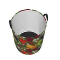 thumbnail image 5 of Uemuo Begetable Pattern Circular Laundry Hamper Basket with handles,Collapsible laundry basket,Large capacity laundry hamper,Laundry Organizer-Medium, 5 of 8