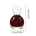 thumbnail image 3 of Nail Polish Long Lasting No Bake Quick Drying Nail Polish (Wine Red 12ML), 3 of 5